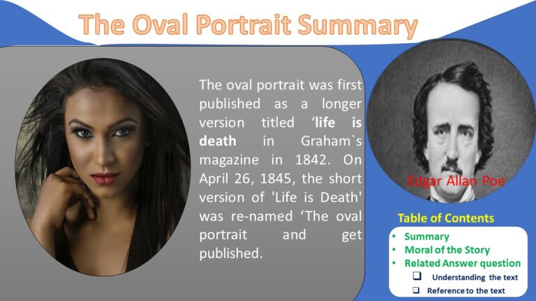 The-Oval-Portrait-Summary