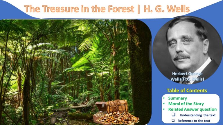 The treasure in the forest questions answers
