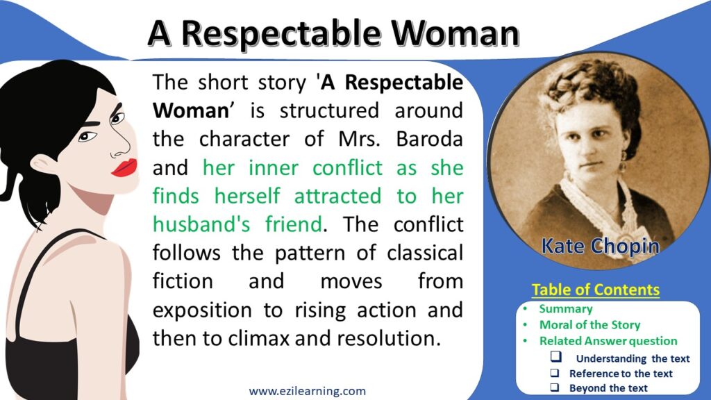 a respectable woman by kate chopin