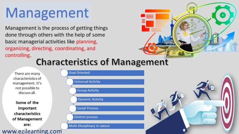 characteristics of management