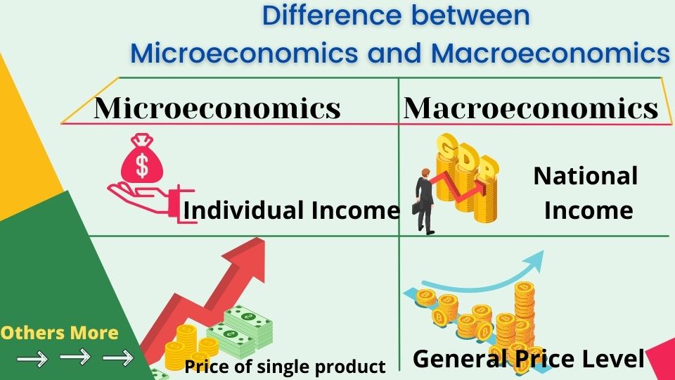 difference between macroeconomics and microeconomics