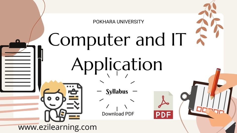 Computer and IT Application syllabus
