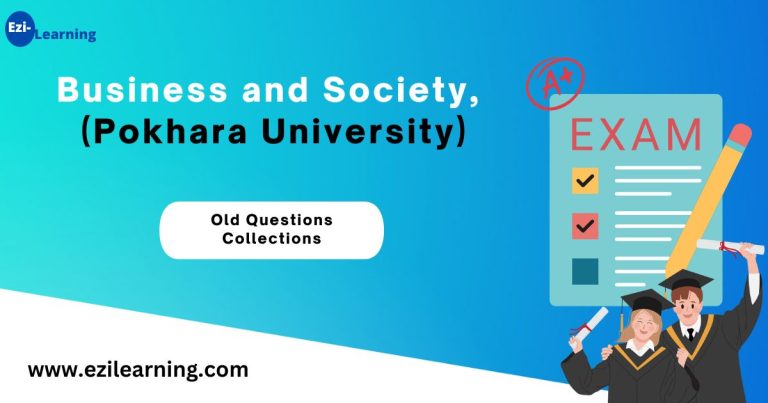 Business and Society Question bank Pokhara University